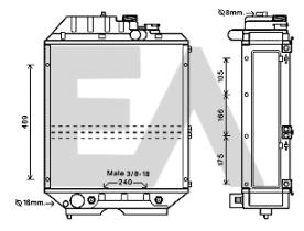 ElectroAuto 31R53012 - RADIADOR->APLICACION ORIGINAL NEW H