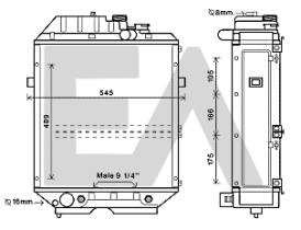 ElectroAuto 31R53014 - RADIADOR->APLICACION ORIGINAL NEW H