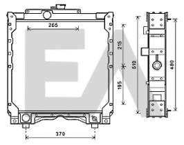 ElectroAuto 31R53016 - RADIADOR->APLICACION ORIGINAL FIAT