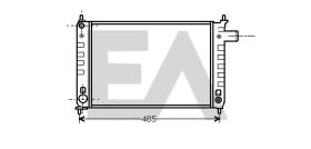 ElectroAuto 31R54027 - RADIADOR->APLICACION ORIGINAL OPEL