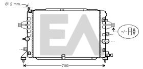 ElectroAuto 31R54125 - RADIADOR->APLICACION ORIGINAL OPEL