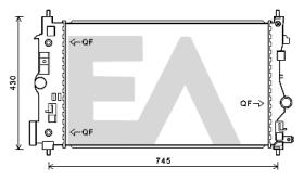 ElectroAuto 31R54127 - RADIADOR->APLICACION ORIGINAL OPEL