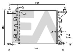  31R54132 - RADIADOR->APLICACION ORIGINAL OPEL