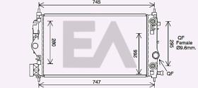  31R54144 - RADIADOR->APLICACION ORIGINAL OPEL