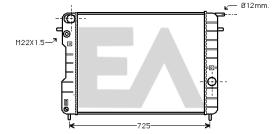 ElectroAuto 31R54175 - RADIADOR->APLICACION ORIGINAL OPEL