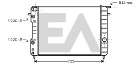  31R54179 - RADIADOR->APLICACION ORIGINAL OPEL