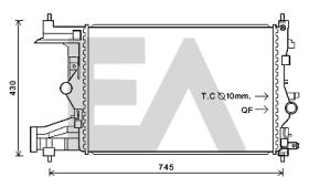 ElectroAuto 31R54230 - RADIADOR->APLICACION ORIGINAL CHEVR