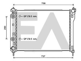  31R54241 - RADIADOR->APLICACION ORIGINAL CHEVR