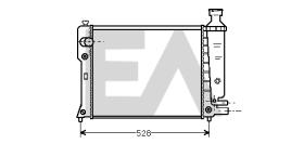 ElectroAuto 31R55066 - RADIADOR AGUA PEUGEOT