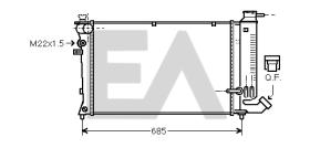 ElectroAuto 31R55079 - RADIADOR->APLICACION ORIGINAL PEUGE