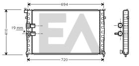 ElectroAuto 31R55084 - RADIADOR->APLICACION ORIGINAL PEUGE