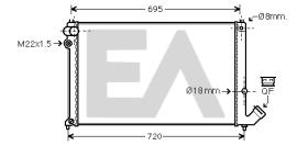 ElectroAuto 31R55085 - RADIADOR->APLICACION ORIGINAL PEUGE