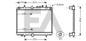 ElectroAuto 31R55091 - RADIADOR->APLICACION ORIGINAL CITRO