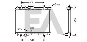 ElectroAuto 31R55092 - RADIADOR->APLICACION ORIGINAL PEUGE