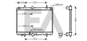 ElectroAuto 31R55093 - RADIADOR->APLICACION ORIGINAL CITRO