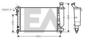 ElectroAuto 31R55094 - RADIADOR->APLICACION ORIGINAL PEUGE