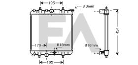 ElectroAuto 31R55098 - RADIADOR->APLICACION ORIGINAL PEUGE