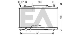 ElectroAuto 31R55099 - RADIADOR->APLICACION ORIGINAL CITRO