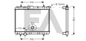 ElectroAuto 31R55104 - RADIADOR->APLICACION ORIGINAL PEUGE