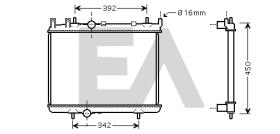  31R55109 - RADIADOR->APLICACION ORIGINAL PEUGE