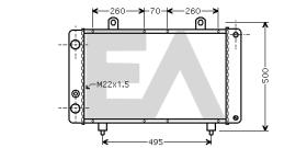 ElectroAuto 31R55124 - RADIADOR->APLICACION ORIGINAL CITRO