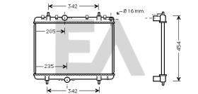 ElectroAuto 31R55125 - RADIADOR->APLICACION ORIGINAL CITRO