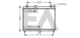 ElectroAuto 31R55127 - RADIADOR->APLICACION ORIGINAL CITRO