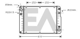 ElectroAuto 31R58007 - RADIADOR->APLICACION ORIGINAL PORSC