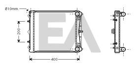 ElectroAuto 31R58009 - RADIADOR->APLICACION ORIGINAL PORSC