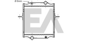 ElectroAuto 31R59001 - RADIADOR AGUA RENAULT INDUSTRIAL