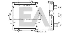 ElectroAuto 31R59002 - RADIADOR->APLICACION ORIGINAL RENAU