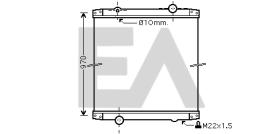 ElectroAuto 31R59003 - RADIADOR->APLICACION ORIGINAL RENAU