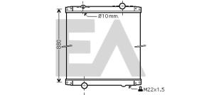 ElectroAuto 31R59005 - RADIADOR->APLICACION ORIGINAL RENAU