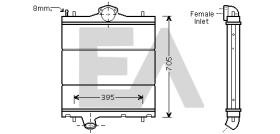 ElectroAuto 31R59011 - RADIADOR->APLICACION ORIGINAL RENAU