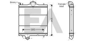 ElectroAuto 31R59012 - RADIADOR->APLICACION ORIGINAL IRISB