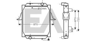 ElectroAuto 31R59018 - RADIADOR->APLICACION ORIGINAL RENAU