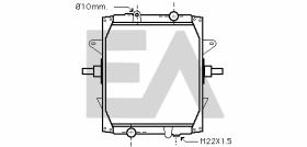 ElectroAuto 31R59021 - RADIADOR AGUA RENAULT INDUSTRIAL