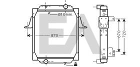 ElectroAuto 31R59030 - RADIADOR->APLICACION ORIGINAL RENAU