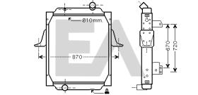 ElectroAuto 31R59031 - RADIADOR->APLICACION ORIGINAL RENAU