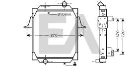 ElectroAuto 31R59034 - RADIADOR->APLICACION ORIGINAL RENAU