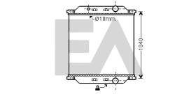 ElectroAuto 31R59037 - RADIADOR AGUA RENAULT INDUSTRIAL