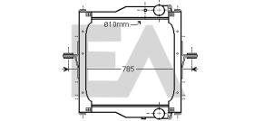 ElectroAuto 31R59050 - RADIADOR AGUA RENAULT INDUSTRIAL