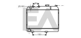 ElectroAuto 31R60005 - RADIADOR AGUA RENAULT