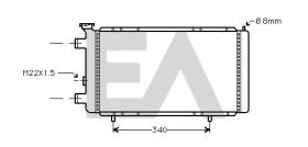 ElectroAuto 31R60012 - RADIADOR->APLICACION ORIGINAL RENAU