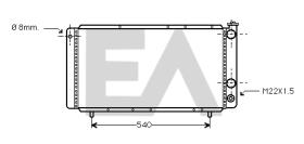 ElectroAuto 31R60013 - RADIADOR->APLICACION ORIGINAL RENAU