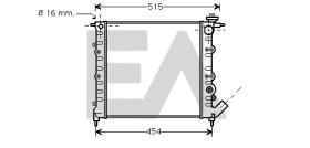 ElectroAuto 31R60015 - RADIADOR->APLICACION ORIGINAL RENAU