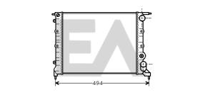 ElectroAuto 31R60017 - RADIADOR->APLICACION ORIGINAL RENAU