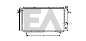 ElectroAuto 31R60020 - RADIADOR->APLICACION ORIGINAL RENAU