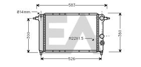 ElectroAuto 31R60024 - RADIADOR->APLICACION ORIGINAL RENAU