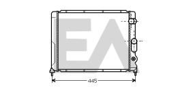 ElectroAuto 31R60027 - RADIADOR->APLICACION ORIGINAL RENAU